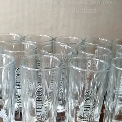 PERSONALIZACION DE VASOS TEQUILEROS CON LOGO PARA CORPORATIVOSISAL TEJIDOS