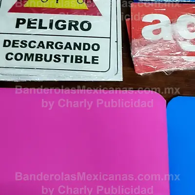 SEÑALETICAS METAL ALUMINIO SUBLIMADAS PARA GASOLINERA LETREROS 5