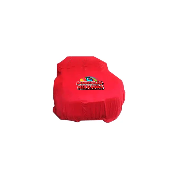 funda para auto personalizada sublimada con logotipo impreso